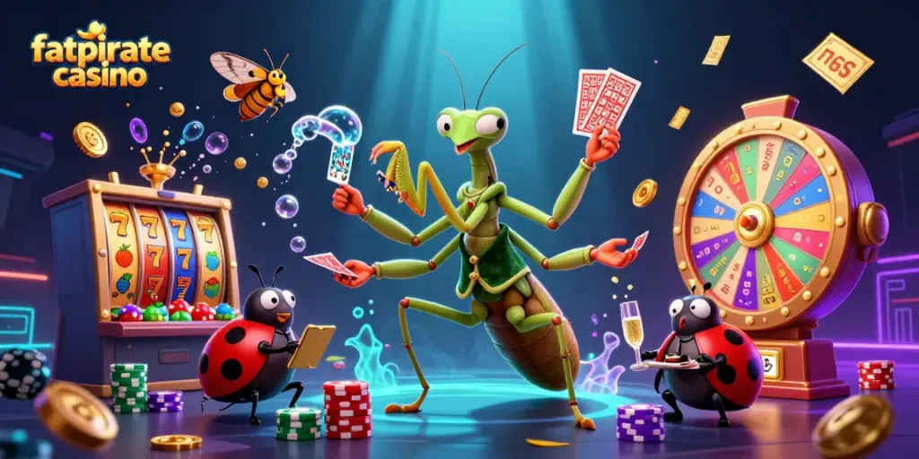 Experience excitement at fatpirate casino with the energetic card sharp and vibrant game elements.